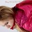 Samantha tied and gagged in a shiny nylon down jacket and nylon rainpants