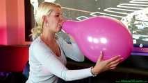 Blow2Pop pink promotional balloon