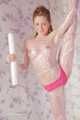 Inna and BlackRose02 - Tightly hogtaped in cling clear film