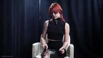 Red Elegance: Yuliana’s Smoking Ritual