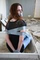 Anna tied up with tape PICS