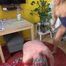 Hard treatment of a senior citizen