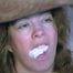 25 YR OLD CHARLENE IS CLEAR PLASTIC GAGGED, BALL-TIED, HOG-TIED, BLINDFOLDED, TAPE GAGGED & TIED TO AN EXERCISE MACHINE IN HER ATTIC (D54-6)