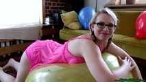 Cattex 36" riding and Blow2Pop pink Belbal 14inch *KEEP CALM AND BLOW ME*