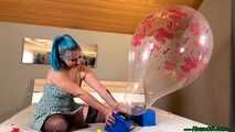 single and double pump2pop twelve balloons