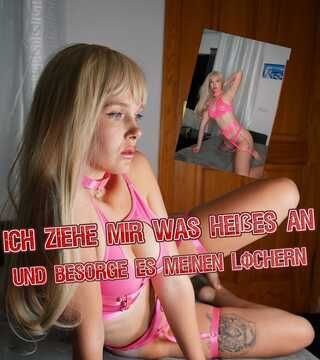 I put on something hot and get it for my holes