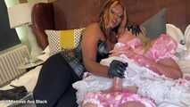 Stepmommy’s frilly sissy gets cummies