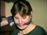 26 Yr OLD BARMAID SALLY DOES RANSOM CALL & IS CLEAVE GAGGED 3 TIMES (D46-4)