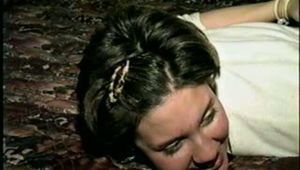 20 Yr OLD WAITRESS CLEAVE GAGGED & HOG-TIED ON THE BED (D30-13)