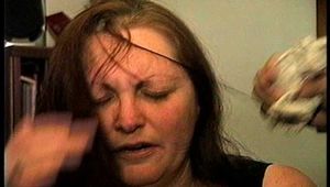 46 Yr OLD REAL ESTATE AGENT'S IS MOUTH STUFFED, HANDGAGGED, WRISTS GAGGED & SELF GAGGING (D72-16)