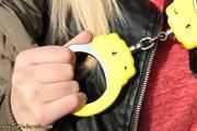 Wow yellow handcuffs
