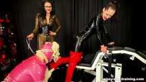 Sissy gets her well-deserved punishment for not cleaning properly