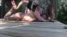 The new Spain Files - Outdoor Scorpion Tie Challenge for Maya Homerton 