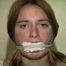 24 Yr OLD CRAFTIER GETS MOUTH STUFFED WITH STINKY SOCK AND TIED IN WITH ROPE, HANDGAGGED, BAREFOOT WITH HANDS, FEET AND TOE-TIED WITH PLASTIC CABLE TIES AND TIED TO A CHAIR WITH ROPE  (D73-16)