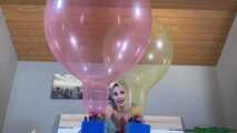 single and double pump2pop twelve balloons