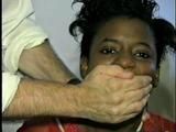 BLACK, RING GAGGED, MOUTH STUFFED SHONDA (D10-14)