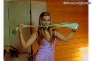 Vera - Tied to the chair and the wife being selftied