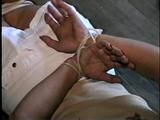 41 Yr OLD COURT CLERK HOG-TIED, TOE-TIED & CLEAVE GAGGED HOSTAGE (D25-1)
