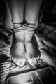 Fusssohlen in Nylons
