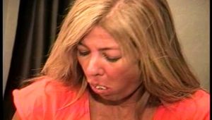 42 YEAR OLD LAWYER SELF TAPE TIES, MOUTH STUFFS, TAPE GAGS AND HANDCUFFS HERSELF (D72-11)