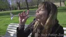 Meeting with a crazy chick