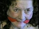 69 yr OLD KATHY TIED & GAGGED IN LINGERIE (D13-14)