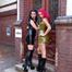 Two hot girls on the second floor
