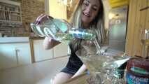 The luxury girl at home