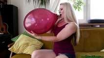 Blow2Pop burgundy Belbal 14"
