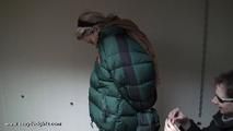 Tamara tied up in winter clothes part 2