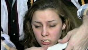 19 Yr OLD, NAKED, BALL-TIED, SPANKED & FONDLED HOSTAGE HOLLY (D23-7)