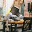 Hot encasement with sexy cleaning woman (xxx images)