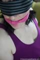 Maria tied up with scarves PICS