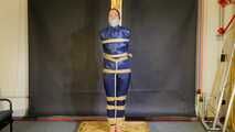 Rachel Adams Poletied and gagged by an Intruder