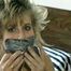 BIG TITS KIM, GAGS, HANDCUFFS & USES DILDO VIBIRATOR ON HERSELF (D33-6)