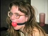 SCHOOL TEACHER, RING-GAGGED & CROTCH-ROPED (D14-11)