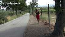040002 There Is A Long Line For The Toilets And So Andrea Pees In The Roadway