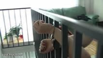 Vicky in handcuffs