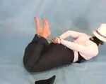 Dressed up Rozanka in a fantastic bondage session (video)