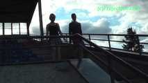 069021 Tiffany & Denise Pee At The Race Course- Part 1