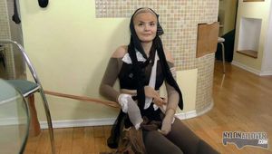 Nylon frenzy with young Karmen (video update)