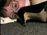School Teacher Naked, Crotch-Roped &  Smelly Stockings Gagged (D16-13)