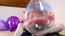 cigarette balloon popping in front of you