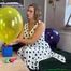 balloon preparing by pump and nail2pop them