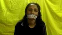 Cheri bound and gagged and played