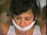 47 YR OLD LIBRARIAN GAG, & TIE HERSELF (D14-16)