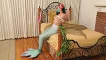 Mermaid Chained to the Bed! Sensual Siren Loren Chance in Rope Bondage