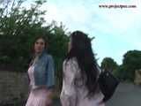016099 Eve Takes An Emergency Pee In A Country Lane