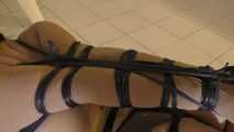 JJ Plush - Rubber String Hogtie in the new White Room
