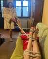Hogtied Loredana part 2
